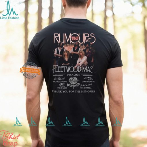 Rumours Tribute Show Fleetwood Mac 1967 2024 Thank You For The Memories T Shirt