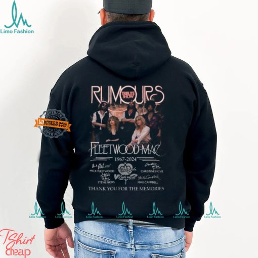 Rumours Tribute Show Fleetwood Mac 1967 2024 Thank You For The Memories T Shirt