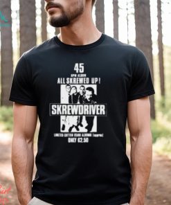 SD – AD Vintage Schwarz Screwdriver Band T Shirt
