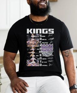 Sacramento Kings Team Players 2024 Signatures Shirt