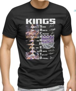 Sacramento Kings Team Players 2024 Signatures Shirt