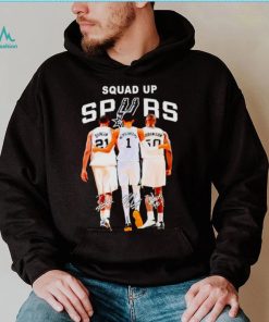San Antonio Spurs Basketball team squad up spurs signatures shirt