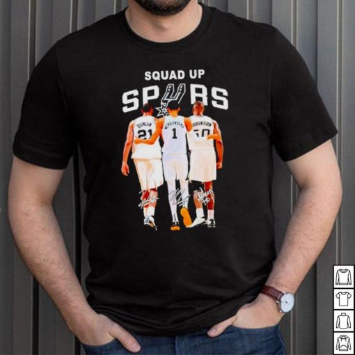 San Antonio Spurs Basketball team squad up spurs signatures shirt