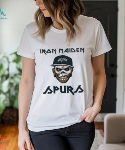 San Antonio Spurs Iron Maiden Rock Band T Shirt