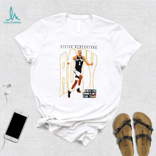 San Antonio Spurs Victor Wembanyama Roty 2023 24 rookie of the year shirt