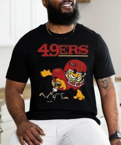 San Francisco 49ers Garfield Cat Grumpy Football Player T Shirt