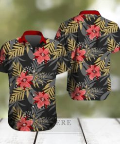 San Francisco 49ers Hawaiian Tracksuit Floral Outfits Button Shirt Beach Shorts