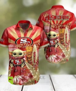 San Francisco 49ers NFL Baby Yoda Tropical Aloha Hawaiian Shirt Gifts For Men And Women Hawaiian Shirt