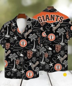 San Francisco Giants MLB Logo Tropical Design Hawaiian Shirt & Short