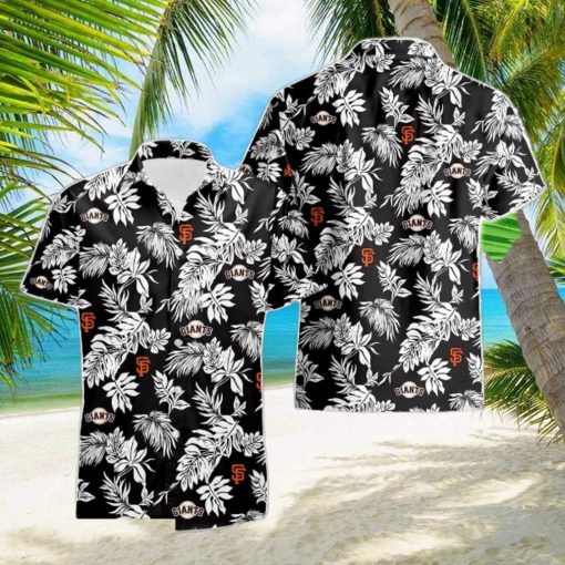 San Francisco Giants Tropical Leaf 3D Printed Aloha Hawaiian Shirt