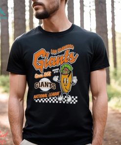 San giants mitchell & ness cooperstown collection food concessions 2024 shirt