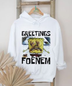 Scary SpongeBob SquarePants greetings foenem 2024 shirt