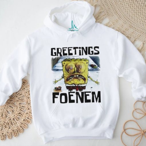 Scary SpongeBob SquarePants greetings foenem 2024 shirt