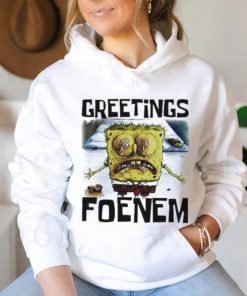 Scary SpongeBob SquarePants greetings foenem 2024 shirt