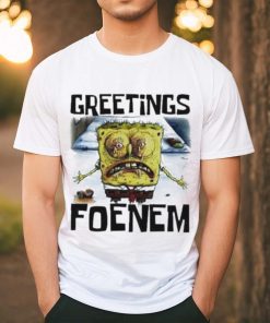 Scary SpongeBob SquarePants greetings foenem 2024 shirt