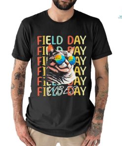 School Field Day Vibes Summer 2024 Cat Teachers Shirt