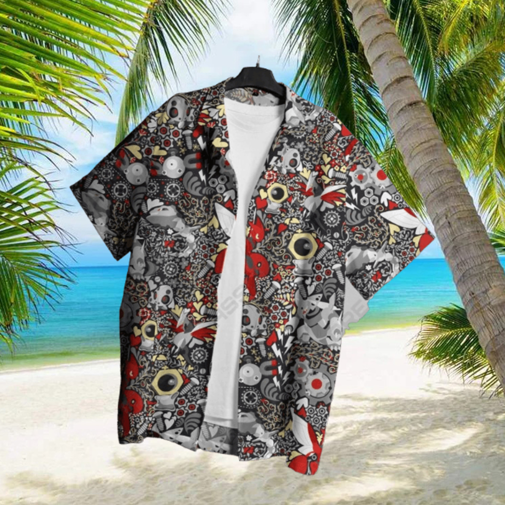 Scizor Skarmory Hawaiian Shirt Scizor Skarmory Hawaiian Shirt