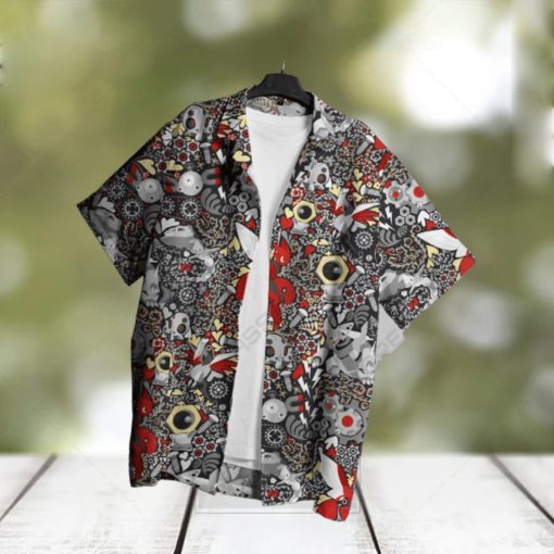 Scizor Skarmory Hawaiian Shirt
