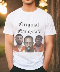 Scottie Scheffler Tiger Woods John Daly Original Gangstas Mugshot 2024 shirt