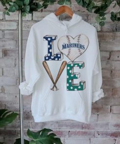 Seattle Mariners Tiny Turnip Toddler Baseball Love Sleeve Raglan T Shirt