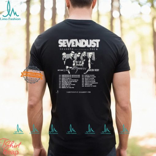 Sevendust Annouced Their Season 21st Anniversary Tour Kick Off On September 13 2024 Classic T Shirt