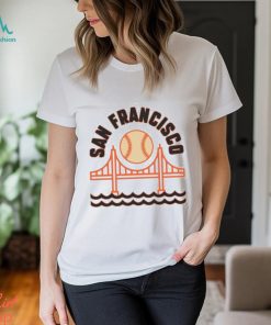 Sf Baseball Sweater San Francisco Crewneck Golden Gate Bridge Hoodie Vintage T Shirt