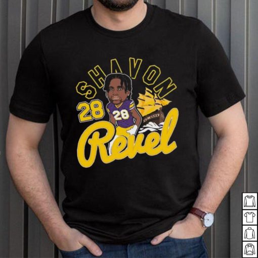 Shavon Revel #28 East Carolina Pirates Signature shirt