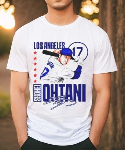 Shohei Ohtani 17 Los Angeles Dodgers Baseball Player signature shirt