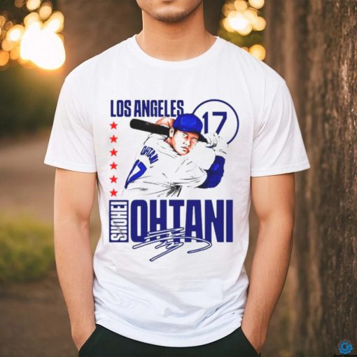 Shohei Ohtani 17 Los Angeles Dodgers Baseball Player signature shirt