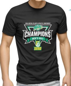 Siena Saints 2024 Metro Atlantic Athletic Conference Champions Men’s Golf Shirt