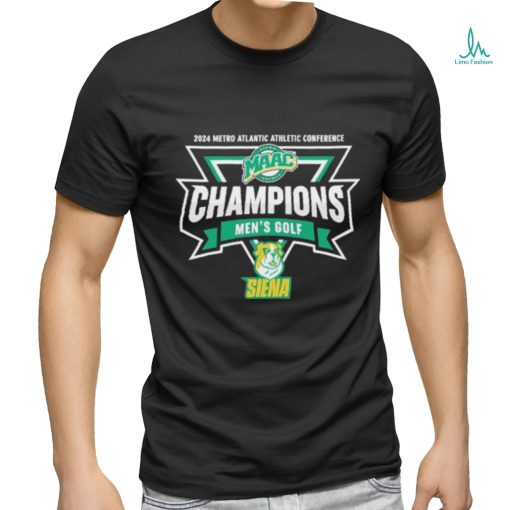 Siena Saints 2024 Metro Atlantic Athletic Conference Champions Men’s Golf Shirt