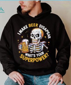 Skeleton I make beer Dad shirt