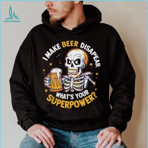 Skeleton I make beer Dad shirt