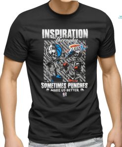 Skeletons Dallas Mavericks Inspiration Theraphy Sometimes Punches Make Us Better Shirt