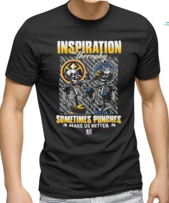 Skeletons Denver Nuggets Inspiration Theraphy Sometimes Punches Make Us Better Shirt