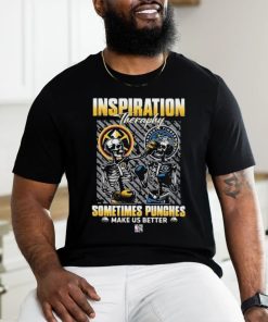 Skeletons Denver Nuggets Inspiration Theraphy Sometimes Punches Make Us Better Shirt