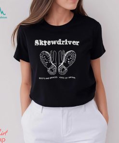 SkrewDriver Band Shirt Boots And Braces Voice Of Britain