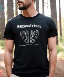 SkrewDriver Band Shirt Boots And Braces Voice Of Britain