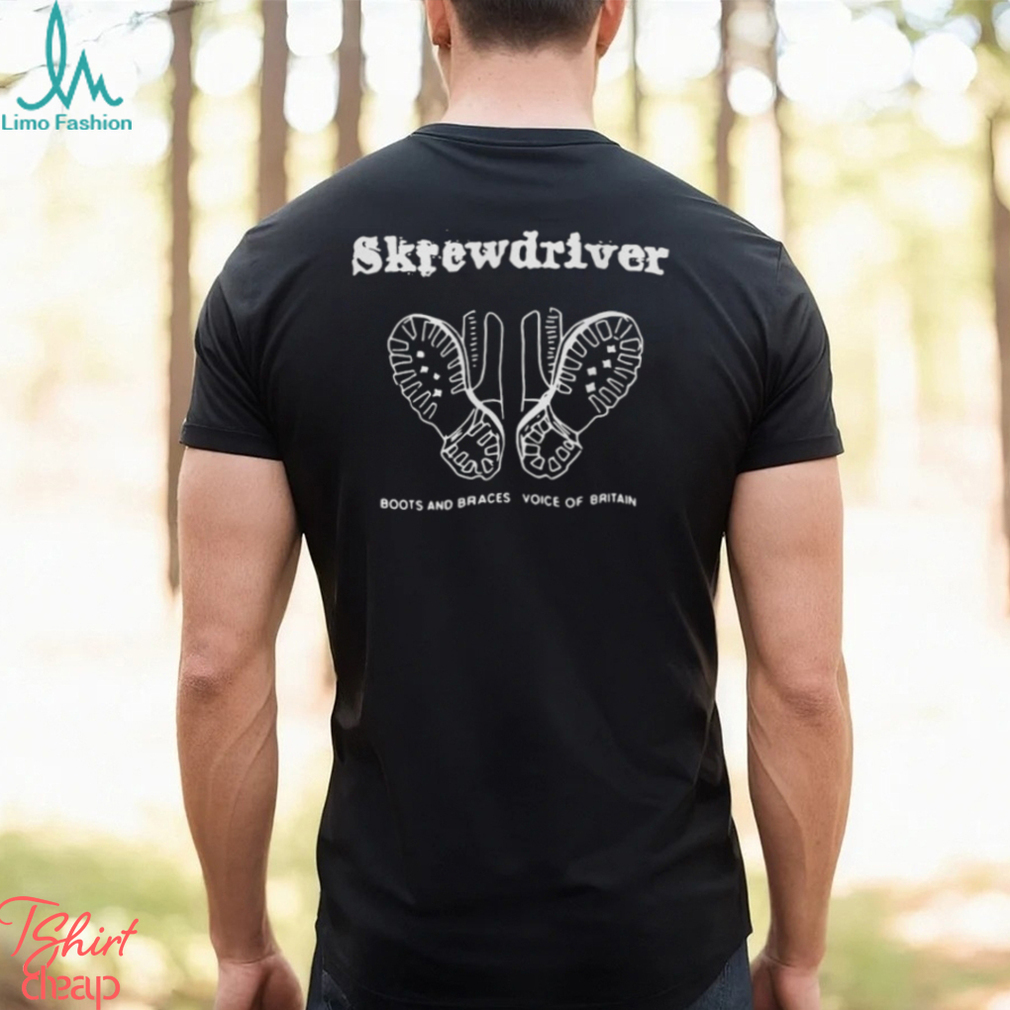 SkrewDriver Band Shirt Boots And Braces Voice Of Britain SkrewDriver Band Shirt Boots And Braces Voice Of Britain