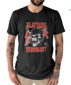 Slayer Slaytanic Wehrmacht World Tour 1989 Cotton Black Unisex T shirt