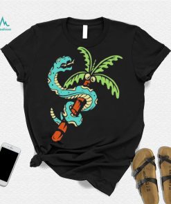 Snake and coconut tree shirt