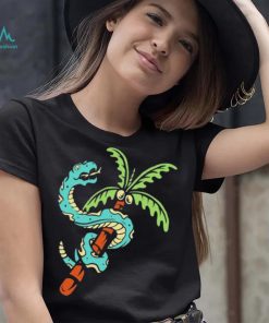 Snake and coconut tree shirt