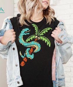 Snake and coconut tree shirt