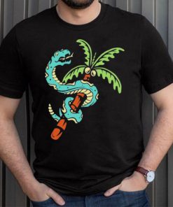 Snake and coconut tree shirt