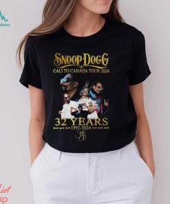 Snoop Dogg Cali To Canada Tour 2024 32 Years 1992 2024 Thank You For The Memories T Shirt