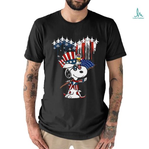 Snoopy America Flag Happy 4th Of July T Shirt