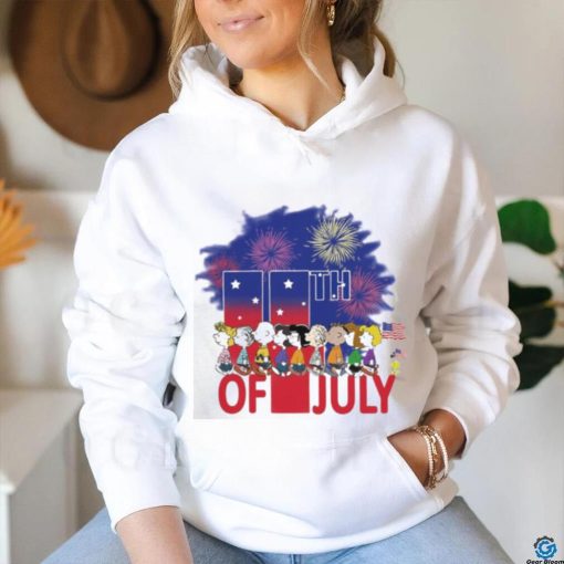 Snoopy And Charlie Brown Peanuts 4th Of July Shirt