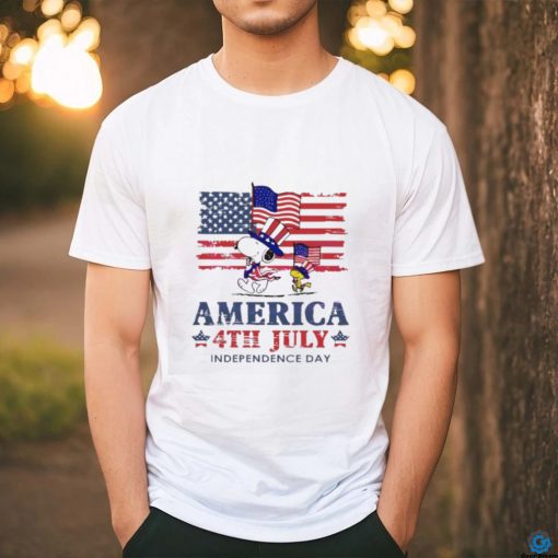 Snoopy And Woodstock America 4th Of July T shirt