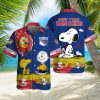 Snoopy Charlie Brown New York Rangers Hawaiian Shirts