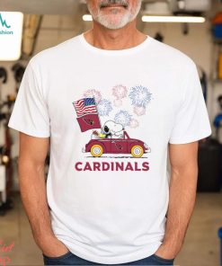 Snoopy Football Happy 4th Of July Arizona Cardinals Shirt